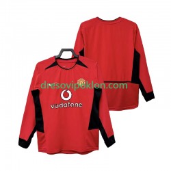 Manchester United Retro Dres Domaći 2004 2002 Dugim Rukavima ,Muški
