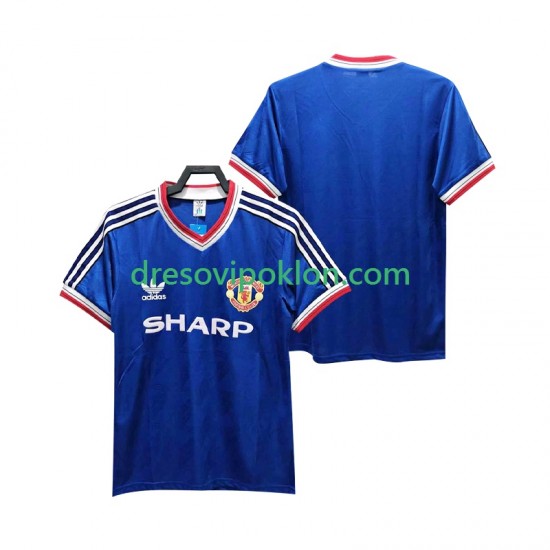Manchester United 1986 1988 Retro Dres Treći Kratkih Rukava ,Muški