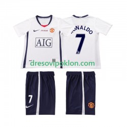 Manchester United Ronaldo 7 Champions League 2009 Retro Dres Gostujući 2008 Kratkih Rukava ,Dječji Komplet