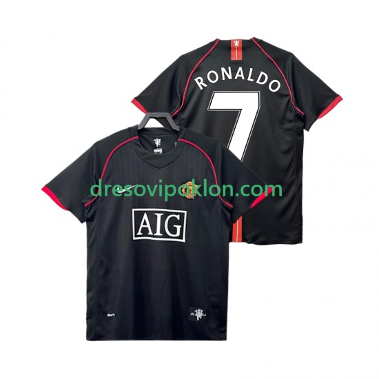 Manchester United Ronaldo 7 2007 Retro Dres Gostujući 2008 Kratkih Rukava ,Muški