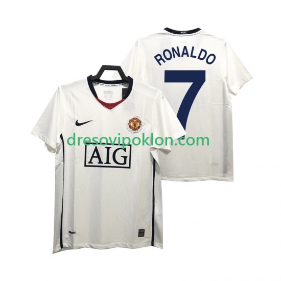 Manchester United Ronaldo 7 Premier League 2009 Retro Dres Gostujući 2008 Kratkih Rukava ,Muški
