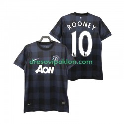 Manchester United Rooney 10 2013 2014 Retro Dres Gostujući Kratkih Rukava ,Muški