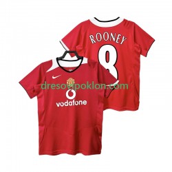 Manchester United Rooney 8 2005 Retro Dres Domaći 2006 Kratkih Rukava ,Muški