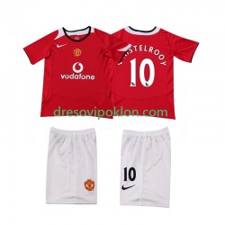 Manchester United Ruud van Nistelrooy 2005 Retro Dres Domaći 2006 Kratkih Rukava ,Dječji Komplet