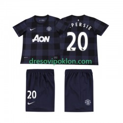 Manchester United V PERSIE 20 2013 2014 Retro Dres Gostujući Kratkih Rukava ,Dječji Komplet