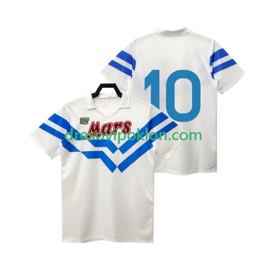 Napoli 10 1988 1989 Retro Dres Gostujući Kratkih Rukava ,Muški