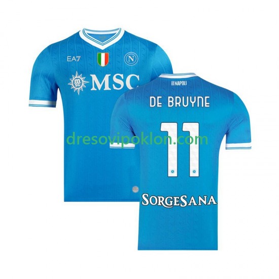 Napoli Kevin De Bruyne 11 Dres Domaći 2025-2026 Kratkih Rukava ,Muški