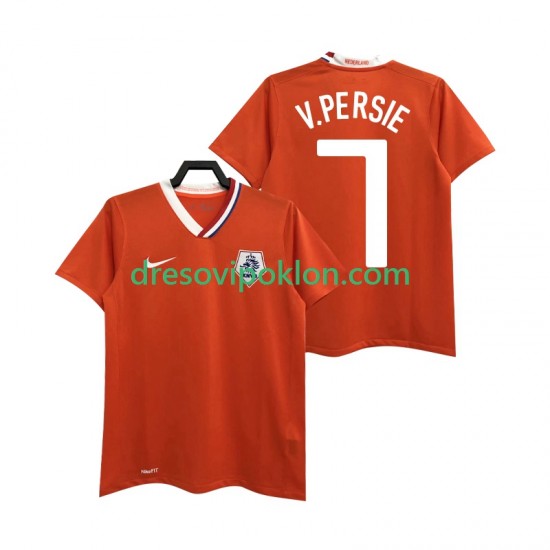 Nizozemska Robin van Persie 7 Retro Dres Domaći 2008 Kratkih Rukava ,Muški
