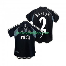 Newcastle United BARTON 2 2000 2001 Retro Dres Gostujući Kratkih Rukava ,Muški