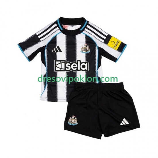 Newcastle United Dres Domaći 2025-2026 Kratkih Rukava ,Dječji Komplet