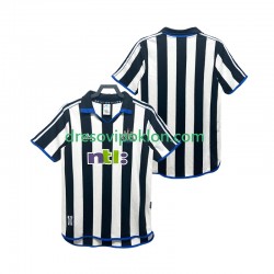 Newcastle United 2000 2001 Retro Dres Domaći Kratkih Rukava ,Muški