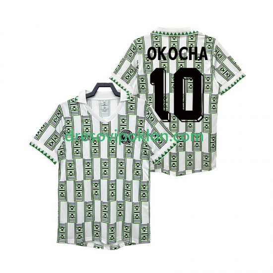 Nigerija OKOCHA 10 Retro Dres Gostujući 1994 Kratkih Rukava ,Muški