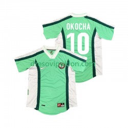 Nigerija OKOCHA 10 Retro Dres Domaći 1998 Kratkih Rukava ,Muški