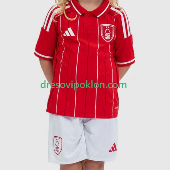 Nottingham Forest Dres Domaći 2025-2026 Kratkih Rukava ,Dječji Komplet