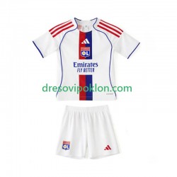 Olympique Lyonnais Dres Domaći 2025-2026 Kratkih Rukava ,Dječji Komplet