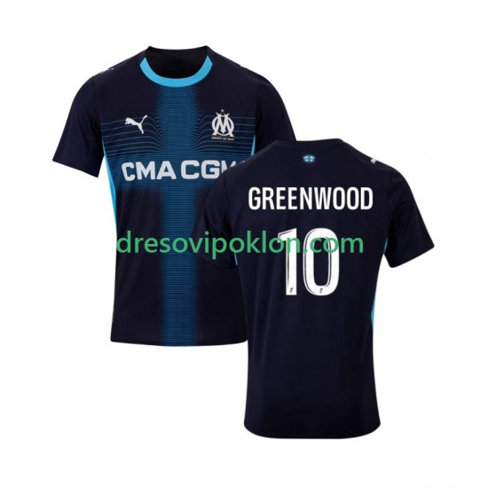 Olympique de Marseille Mason Greenwood 10 Dres Gostujući 2025-2026 Kratkih Rukava ,Muški