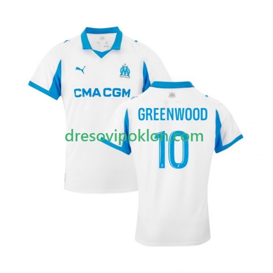 Olympique de Marseille Mason Greenwood 10 Dres Domaći 2025-2026 Kratkih Rukava ,Muški