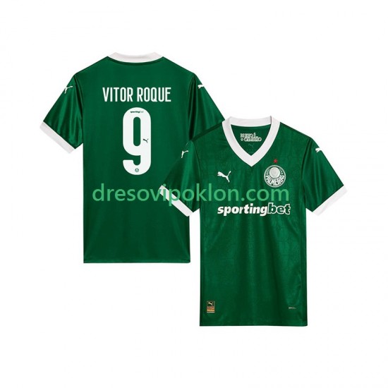Palmeiras Vitor Roque 9 Dres Domaći 2025-2026 Kratkih Rukava ,Muški