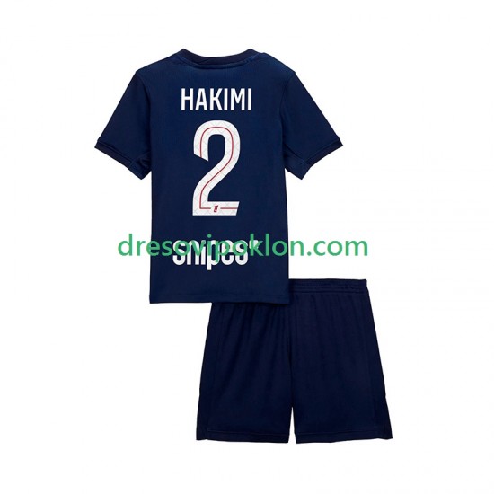 Paris Saint-Germain Hakimi 2 Dres Domaći 2025-2026 Kratkih Rukava ,Dječji Komplet