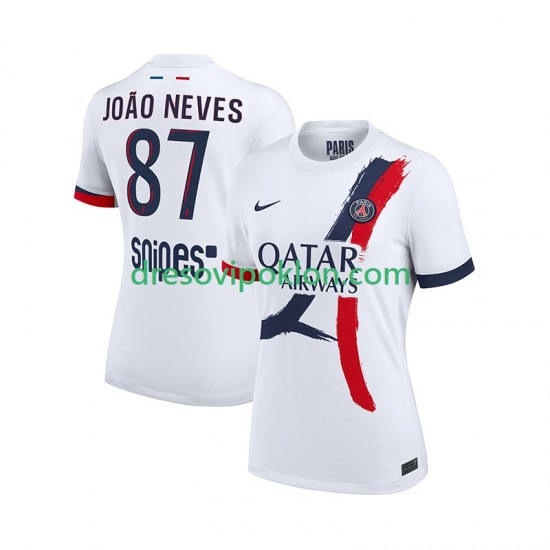 Paris Saint-Germain Joao Neves 87 Dres Gostujući 2025-2026 Kratkih Rukava ,Muški