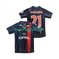 Paris Saint-Germain RONALDINHO 21 2001 Retro Dres Domaći 2002 Kratkih Rukava ,Muški