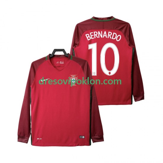 Portugal BERNARDO 10 2016 Retro Dres Domaći Dugim Rukavima ,Muški