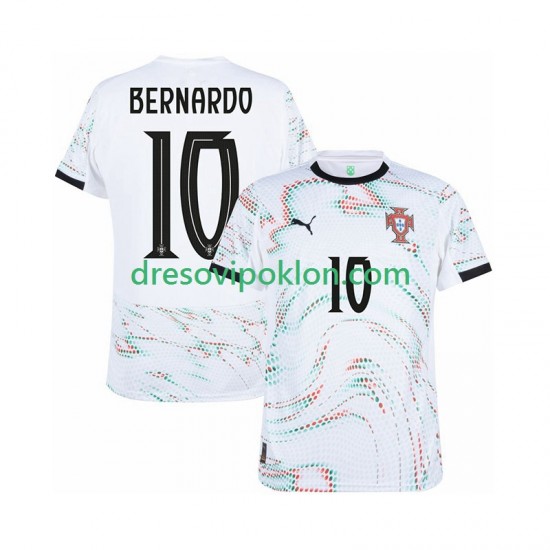 Portugal Bernardo Silva 10 Dres Gostujući 2025-2026 Kratkih Rukava ,Muški