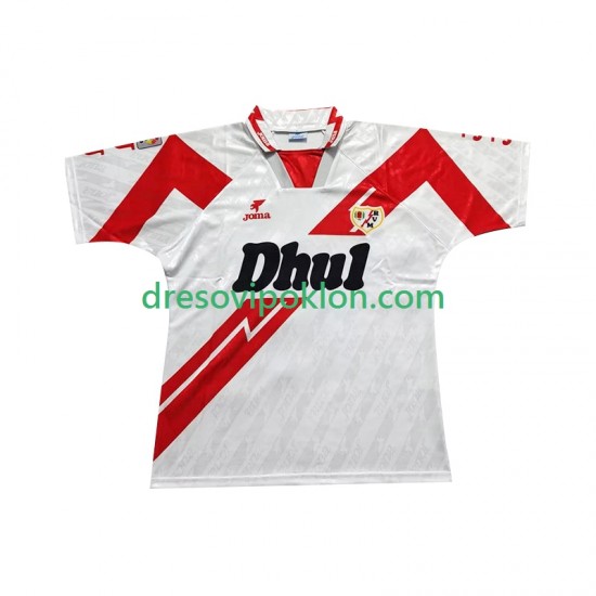 Rayo Vallecano 1995 Retro Dres Domaći 1994 Kratkih Rukava ,Muški
