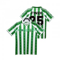 Real Betis FINIDI 25 1996 1997 Retro Dres Domaći Kratkih Rukava ,Muški