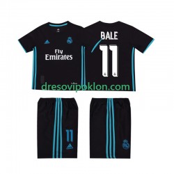 Real Madrid Bale 11 2017 2018 Retro Dres Gostujući Kratkih Rukava ,Dječji Komplet
