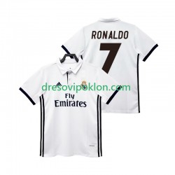 Real Madrid CRISTIANO RONALDO 7 2017 2018 Retro Dres Domaći Kratkih Rukava ,Muški