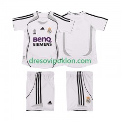 Real Madrid 2007 Retro Dres Domaći 2006 Kratkih Rukava ,Dječji Komplet