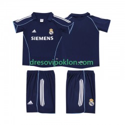 Real Madrid 2005 Retro Dres Gostujući 2006 Kratkih Rukava ,Dječji Komplet