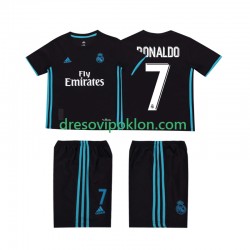 Real Madrid Cristiano Ronaldo 7 2017 2018 Retro Dres Gostujući Kratkih Rukava ,Dječji Komplet