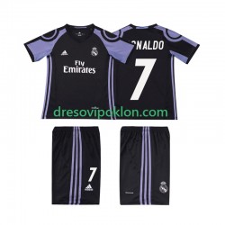 Real Madrid Cristiano Ronaldo 7 2016 2017 Retro Dres Treći Kratkih Rukava ,Dječji Komplet