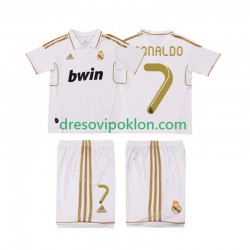 Real Madrid Cristiano Ronaldo 7 2012 Retro Dres Domaći 2011 Kratkih Rukava ,Dječji Komplet