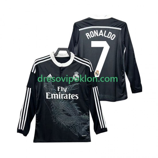 Real Madrid Cristiano Ronaldo 7 2014 2015 Retro Dres Treći Dugim Rukavima ,Muški