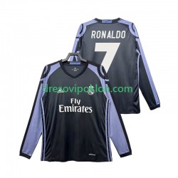 Real Madrid Cristiano Ronaldo 7 2016 2017 Retro Dres Treći Dugim Rukavima ,Muški