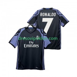 Real Madrid Cristiano Ronaldo 7 2016 2017 Retro Dres Treći Kratkih Rukava ,Muški