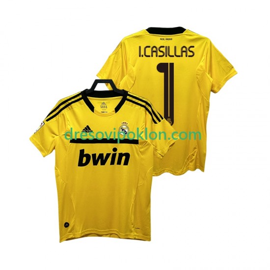 Real Madrid Golmanski I.CASILLAS 1 2012 Retro Dres Domaći 2011 Kratkih Rukava ,Muški