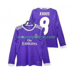 Real Madrid KROOS 8 2016 2017 Retro Dres Gostujući Dugim Rukavima ,Muški