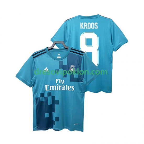 Real Madrid KROOS 8 2017 2018 Retro Dres Treći Kratkih Rukava ,Muški
