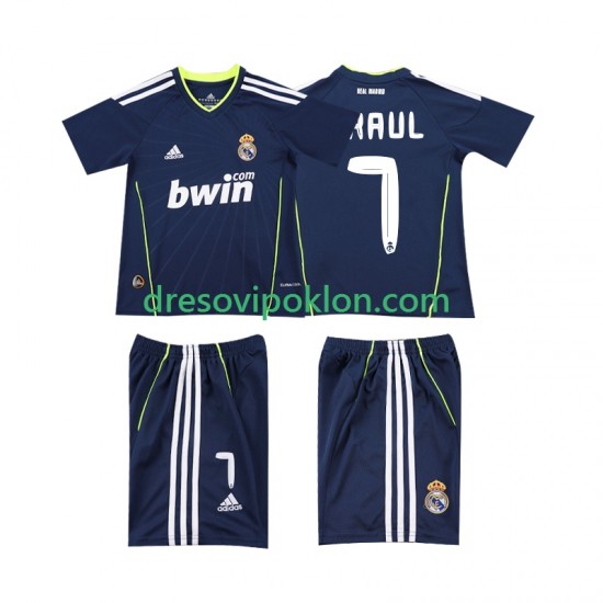 Real Madrid PAUL 7 Retro Dres Gostujući 2011 2010 Kratkih Rukava ,Dječji Komplet