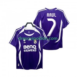 Real Madrid RAUL 7 2007 Retro Dres Gostujući 2006 Kratkih Rukava ,Muški