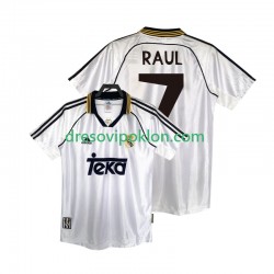 Real Madrid RAUL 7 2000 Retro Dres Domaći 1998 Kratkih Rukava ,Muški