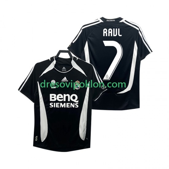 Real Madrid RAUL 7 2007 Retro Dres Treći 2006 Kratkih Rukava ,Muški