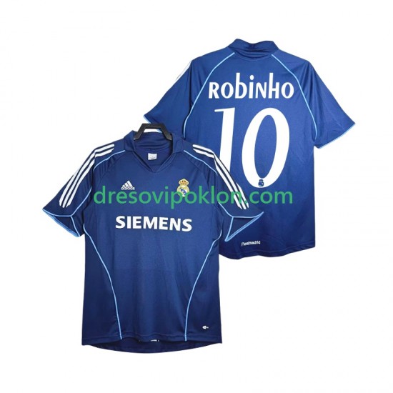 Real Madrid ROBINHO 10 2005 Retro Dres Gostujući 2006 Kratkih Rukava ,Muški