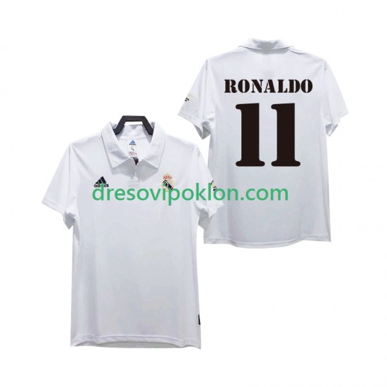 Real Madrid RONALDO 11 2003 Retro Dres Domaći 2002 Kratkih Rukava ,Muški