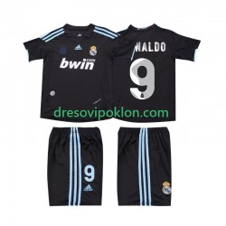 Real Madrid RONALDO 9 2009 Retro Dres Gostujući 2010 Kratkih Rukava ,Dječji Komplet