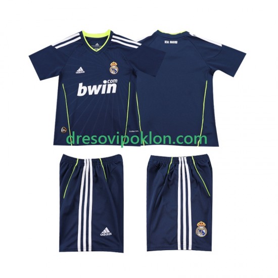 Real Madrid Retro Dres Gostujući 2011 2010 Kratkih Rukava ,Dječji Komplet